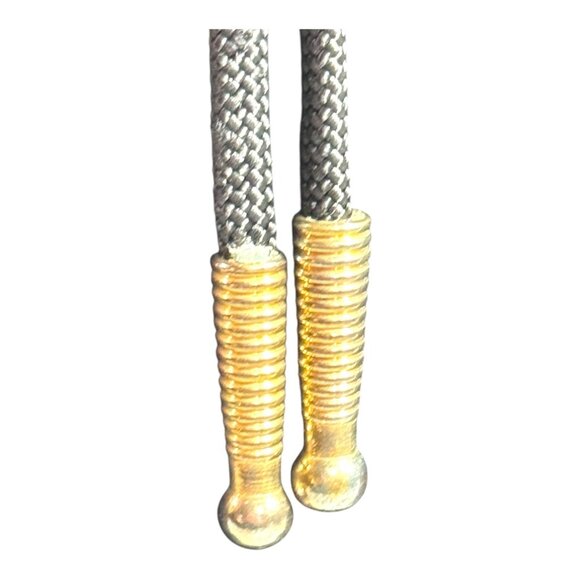 Vintage Maltese Cross Black Bolo Tie Rhinestone Pendant & Cord Men Women Fancy - Picture 7 of 7